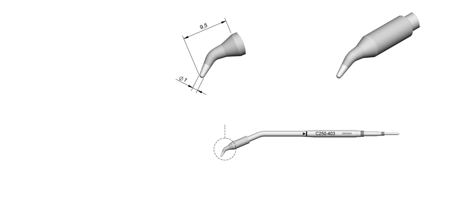 C250403 - Cartridge for AL250 iron